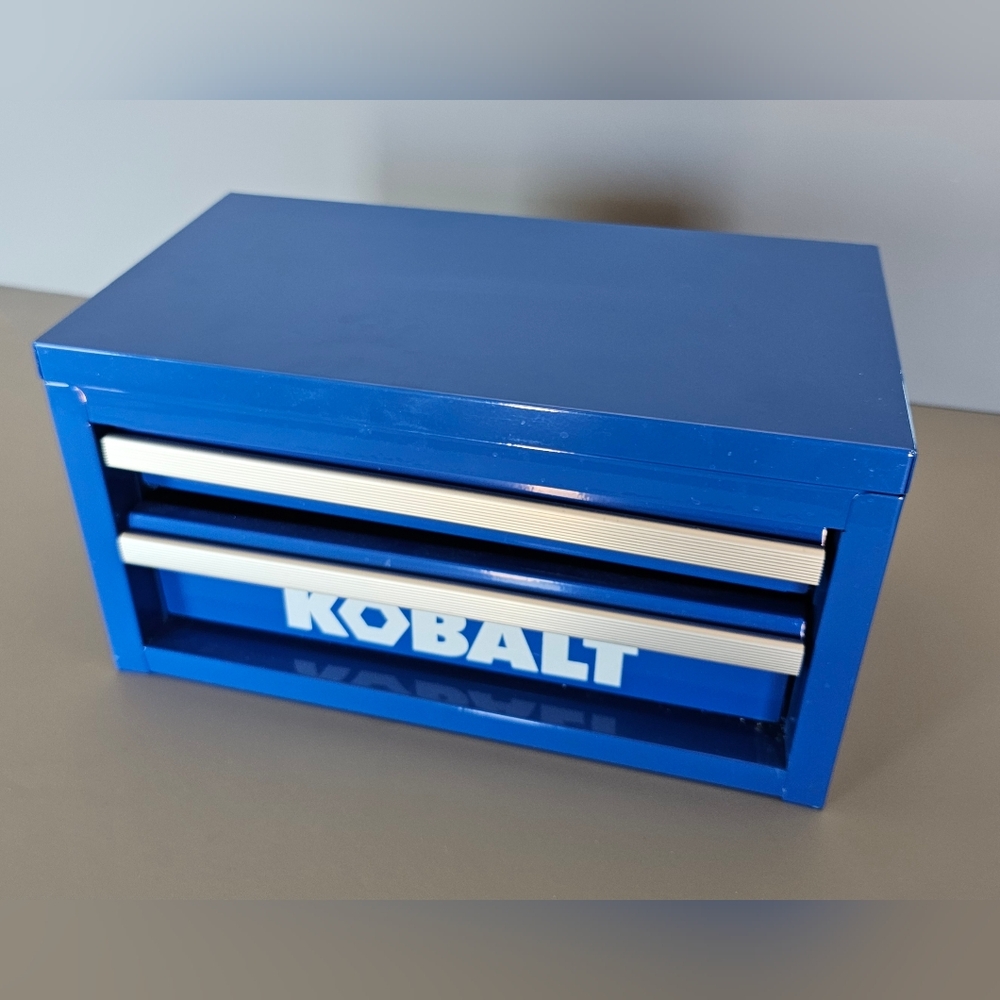 KOBALT Brand Mini Blue Tool Craft Box